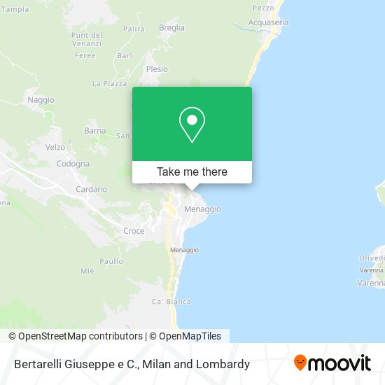 Bertarelli Giuseppe e C. map
