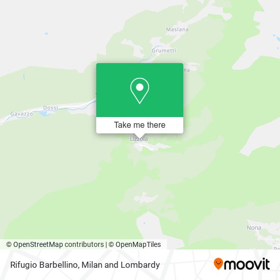Rifugio Barbellino map