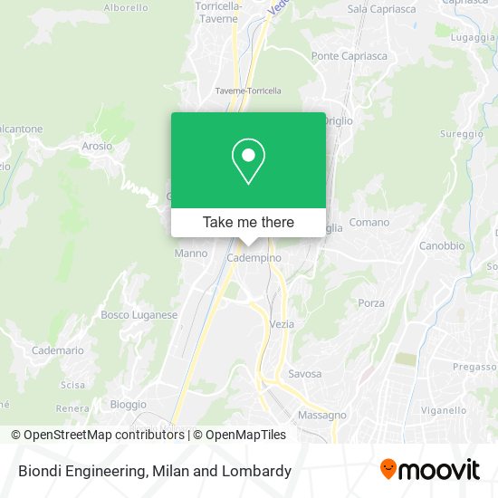 Biondi Engineering map