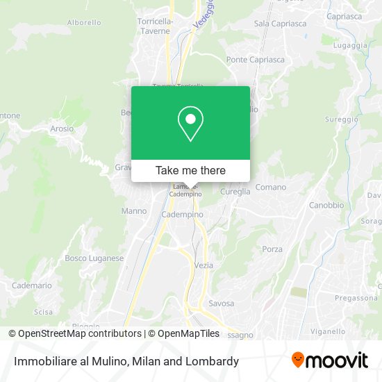 Immobiliare al Mulino map