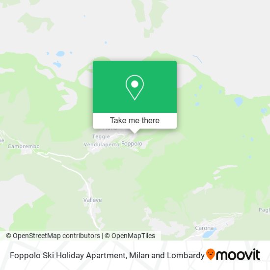 Foppolo Ski Holiday Apartment map
