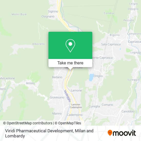Viridi Pharmaceutical Development map