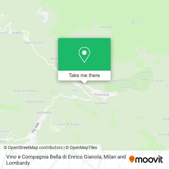 Vino e Compagnia Bella di Enrico Gianola map