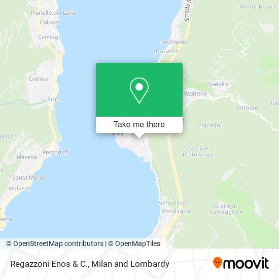 Regazzoni Enos & C. map