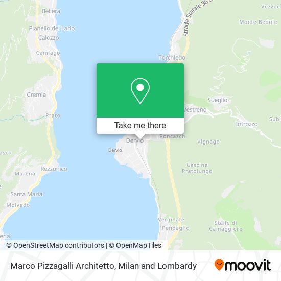 Marco Pizzagalli Architetto map