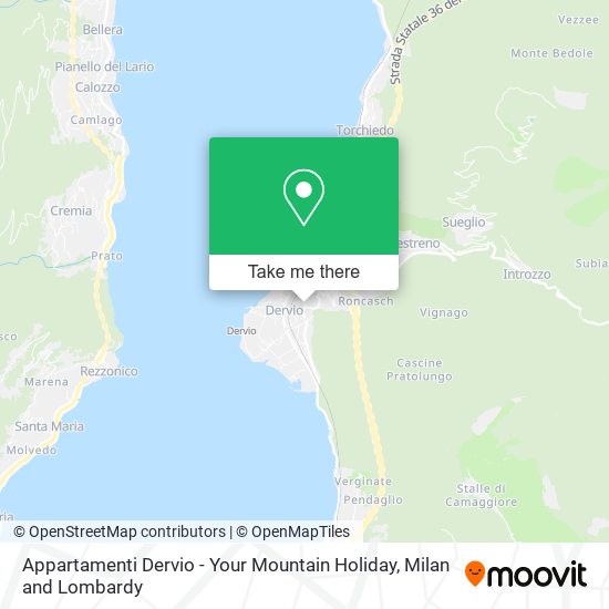 Appartamenti Dervio - Your Mountain Holiday map