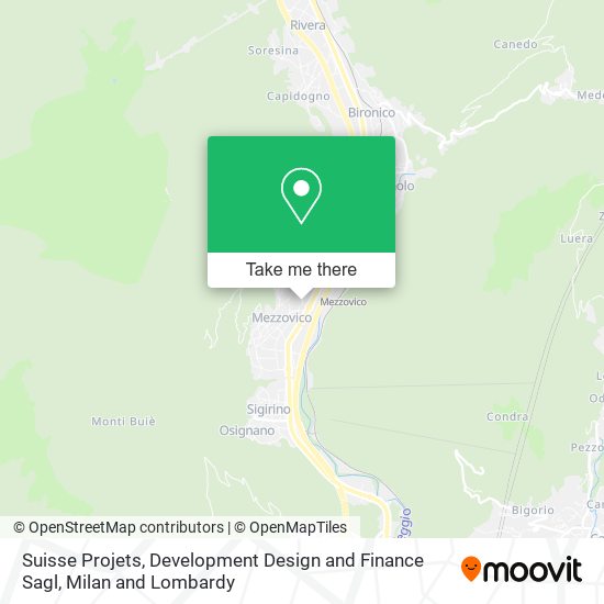Suisse Projets, Development Design and Finance Sagl map