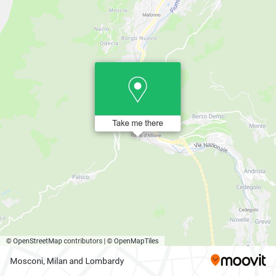 Mosconi map