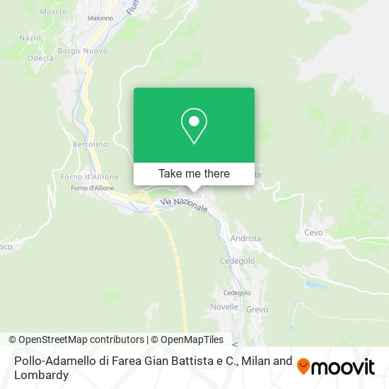 Pollo-Adamello di Farea Gian Battista e C. map