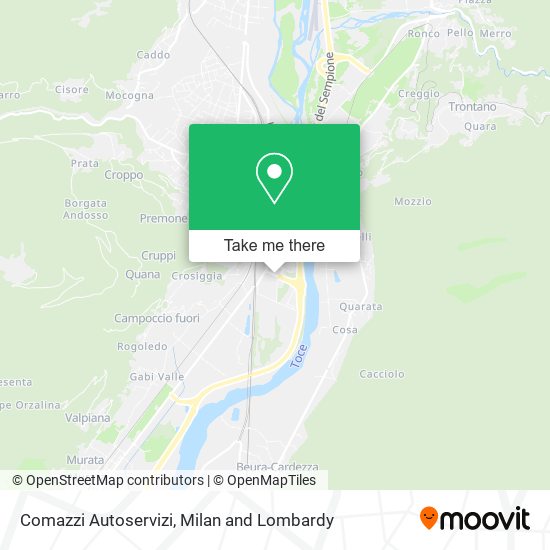 Comazzi Autoservizi map