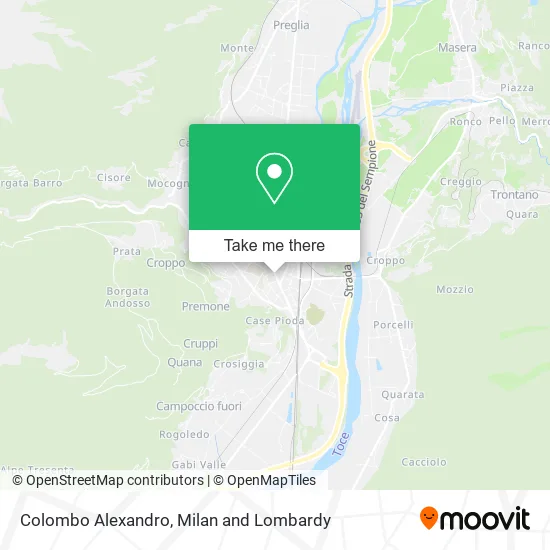 Colombo Alexandro map