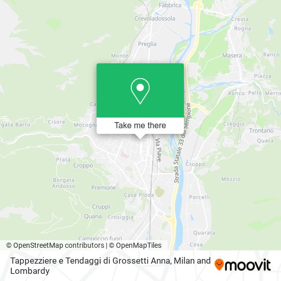 Tappezziere e Tendaggi di Grossetti Anna map