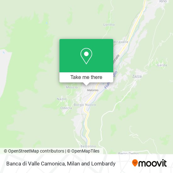 Banca di Valle Camonica map