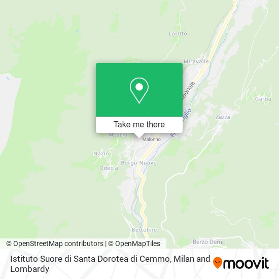 Istituto Suore di Santa Dorotea di Cemmo map