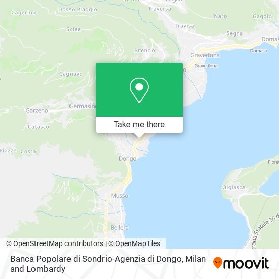 Banca Popolare di Sondrio-Agenzia di Dongo map