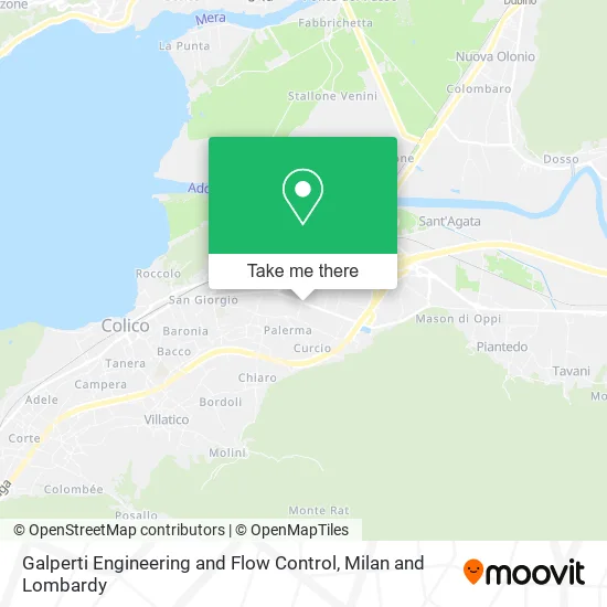 Galperti Engineering and Flow Control map