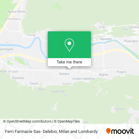 Ferri Farmacie Sas- Delebio map