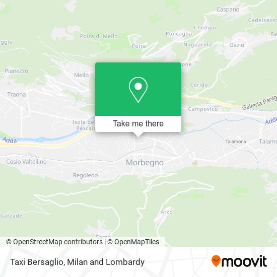 Taxi Bersaglio map