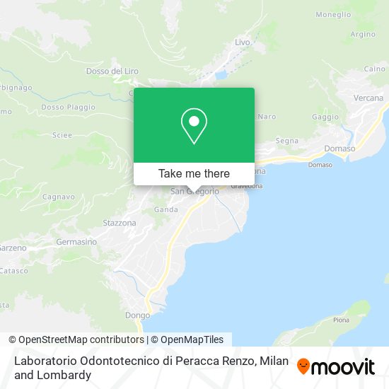 Laboratorio Odontotecnico di Peracca Renzo map