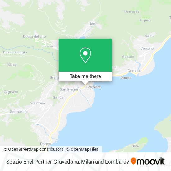 Spazio Enel Partner-Gravedona map