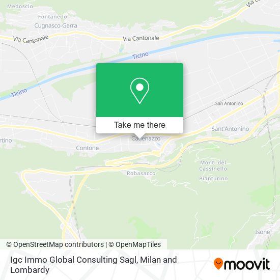 Igc Immo Global Consulting Sagl map