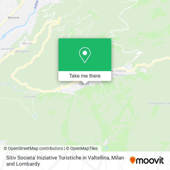 Sitiv Societa' Iniziative Turistiche in Valtellina map