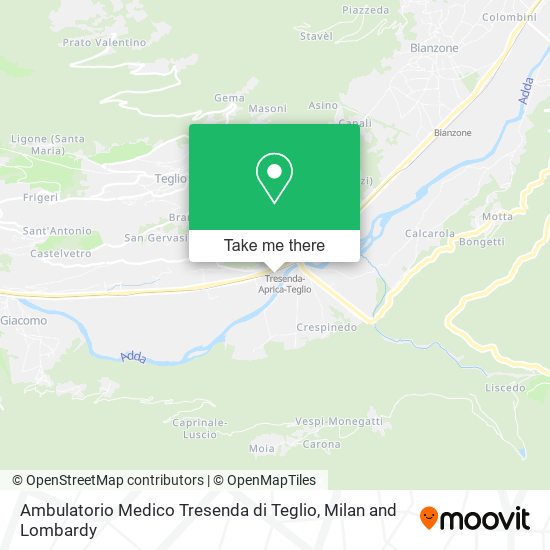 Ambulatorio Medico Tresenda di Teglio map