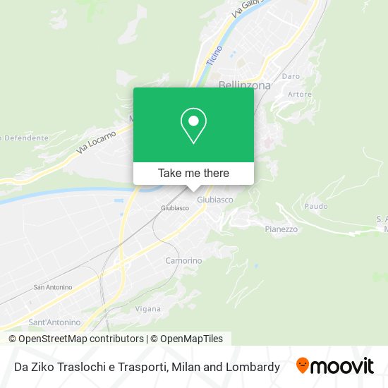 Da Ziko Traslochi e Trasporti map