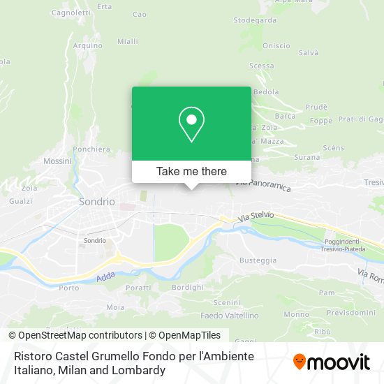 Ristoro Castel Grumello Fondo per l'Ambiente Italiano map