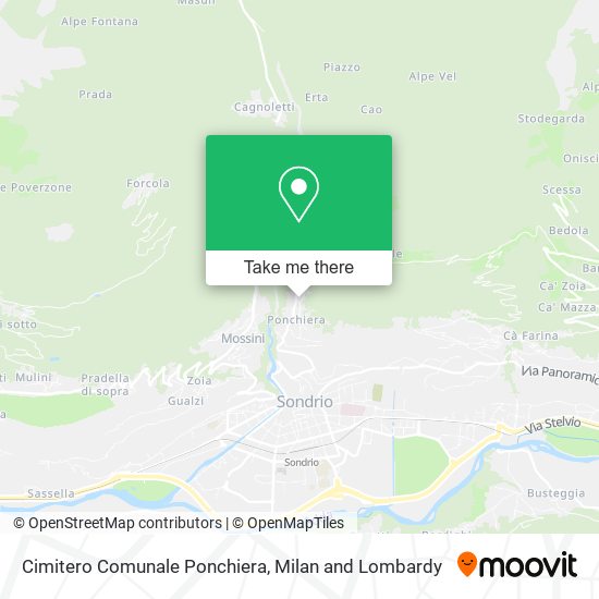 Cimitero Comunale Ponchiera map