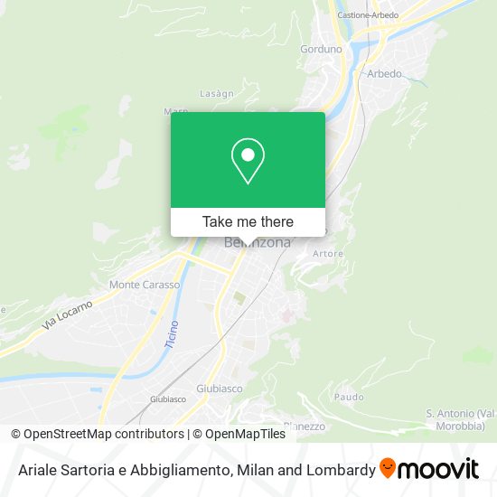 Ariale Sartoria e Abbigliamento map