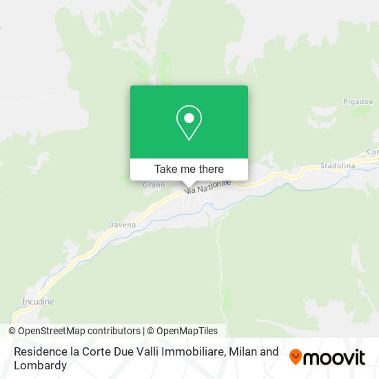 Residence la Corte Due Valli Immobiliare map