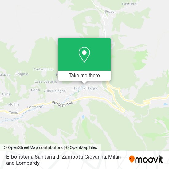 Erboristeria Sanitaria di Zambotti Giovanna map