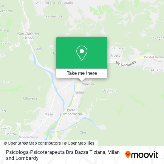 Psicologa-Psicoterapeuta Dra Bazza Tiziana map