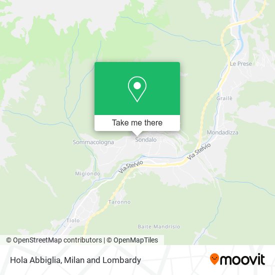 Hola Abbiglia map