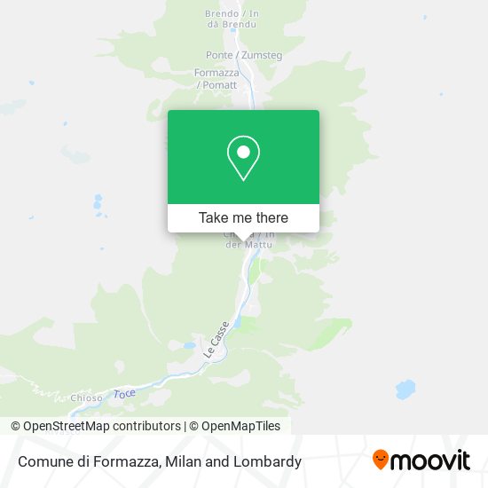 Comune di Formazza map