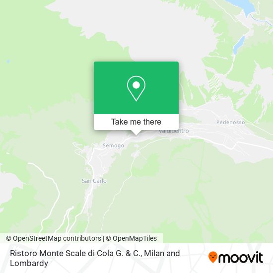 Ristoro Monte Scale di Cola G. & C. map