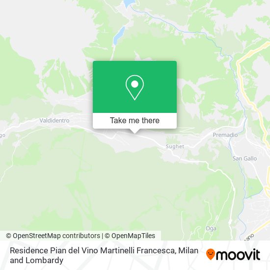 Residence Pian del Vino Martinelli Francesca map