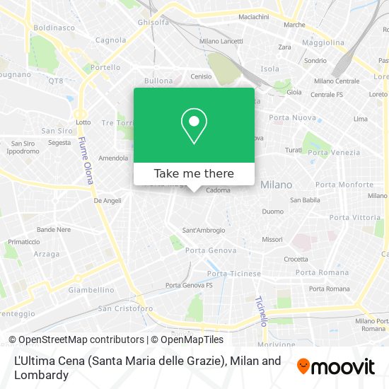 L'Ultima Cena (Santa Maria delle Grazie) map