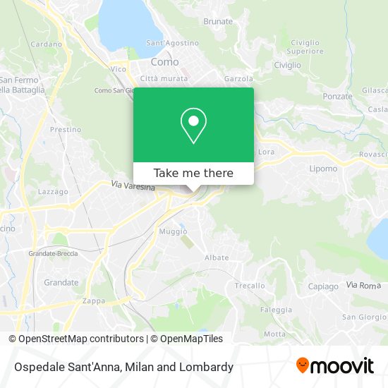 Ospedale Sant'Anna map
