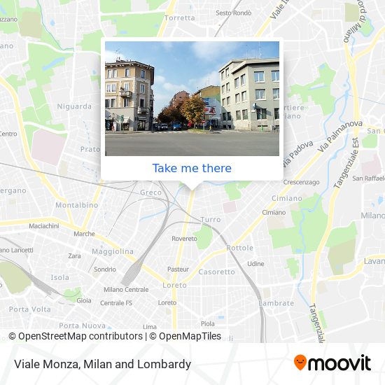 Viale Monza map