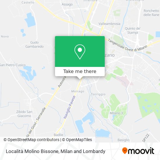 Località Molino Bissone map