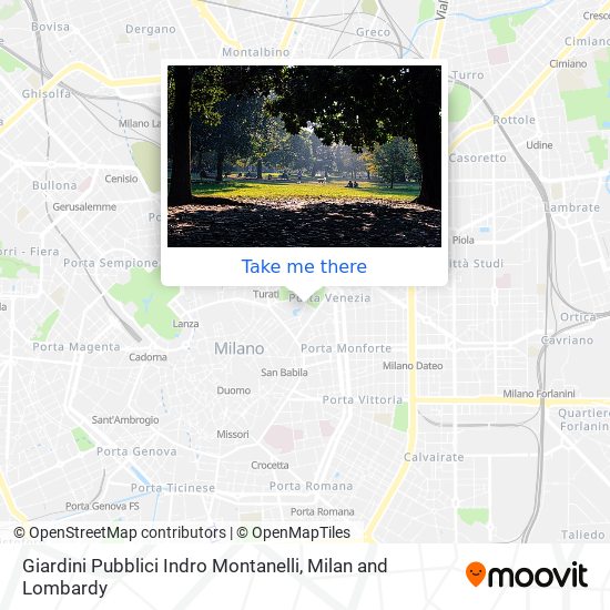 Giardini Pubblici Indro Montanelli map
