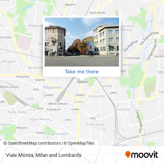 Viale Monza map