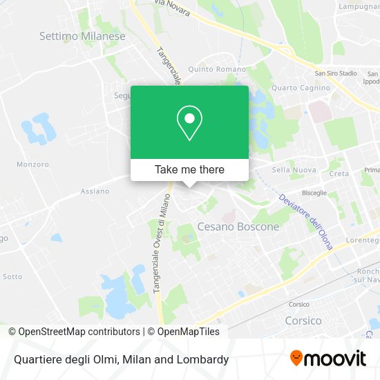 Quartiere degli Olmi map