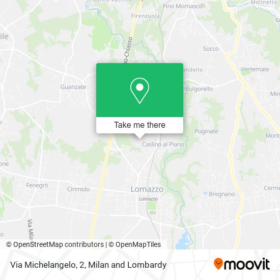 Via Michelangelo, 2 map