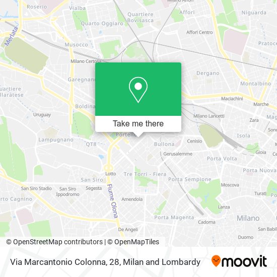 Via Marcantonio Colonna, 28 map
