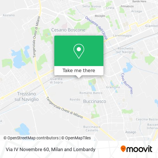 Via IV Novembre 60 map