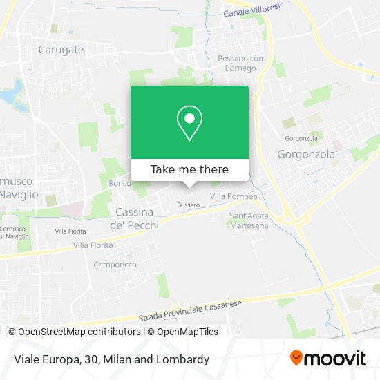 Viale Europa, 30 map