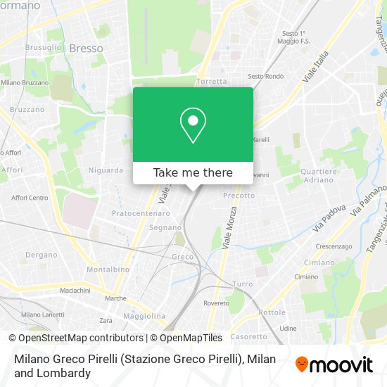 Milano Greco Pirelli (Stazione Greco Pirelli) map